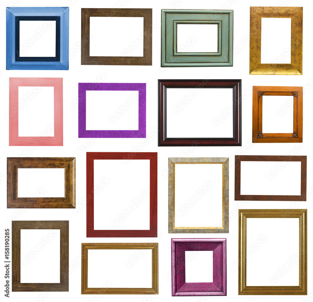 Red Frame Design Horizontal Picture frame bungle Stock Photo | Adobe Stock