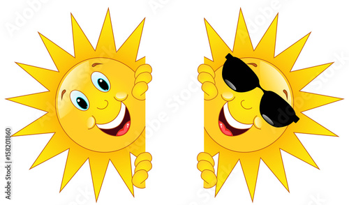 Lustige Sonnen - Buy this stock vector and explore similar vectors at