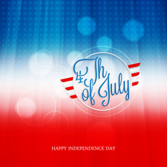 Wall Mural - Fourth of july abstract light background