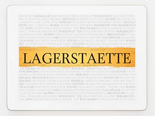 Canvas Print - Lagerstätte