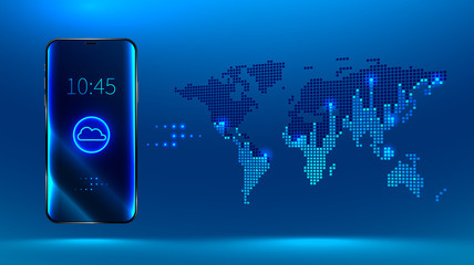 Poster - Smartphone. Big data