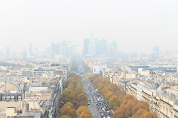 Beautiful autumn in Paris, France