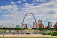Skyline Of Downtown Saint Louis, Missouri