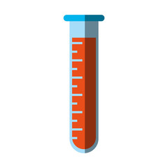 Poster - test tube icon image vector illustration design 