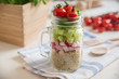 Quinoa Salat im Glas 