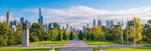 Skyline Of Melbourne From Shrine Of Remembrance