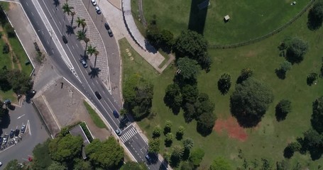 Wall Mural - Aerial View of Ibirapuera in Sao Paulo, Brazil