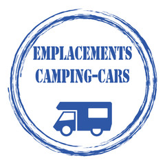 Canvas Print - Logo emplacements camping-cars.