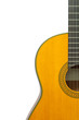 © Mikhail - Fragment of classical guitar on a white background (isolate, copy space)