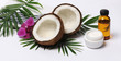cosmetics with coconut