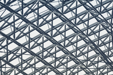 Metal steel Structure Architecture detail Modern design Roof