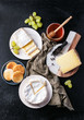 Assortment of french cheese