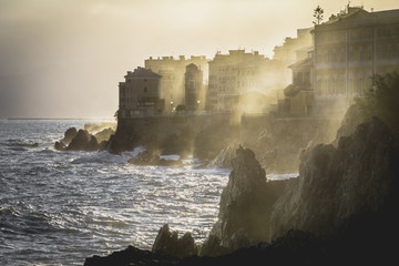 Nervi al tramonto, Genova