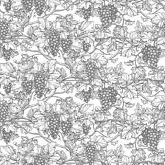 Canvas Print - seamless pattern with vine.