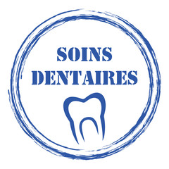 Sticker - Logo soins dentaires.