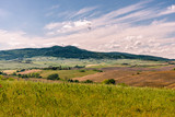 Fototapeta  - The countryside near the famous town of Volterra, Tuscany, Italy in spring