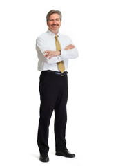 Sticker - smiling businessman