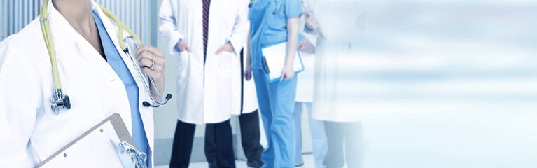 Wall Mural - Doctors group