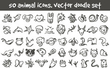 Vector Doodle Icons Set