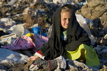 Little Girl In A Landfill