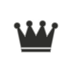 Wall Mural - Crown vector icon.