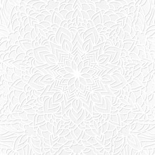 Hand Drawn Ornamental Lace Pattern For Design Vintage Card, Wedding Party Invitation