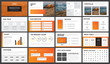 Minimal Modern orange and yellow gradient presentation template. You can use it presentation, flyer and leaflet, corporate report, marketing, pitch, annual report, catalog.