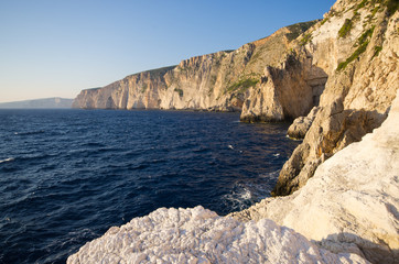 Sticker - Cliffs of Zakynthos island, Agalas, Greece