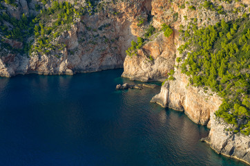 Sticker - Cliffs of Zakynthos island, Greece