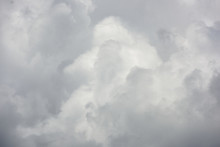 Beautiful Gray Rain Clouds Close-up