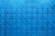 © iammotos - blue mirror, window glass Thai style background texture