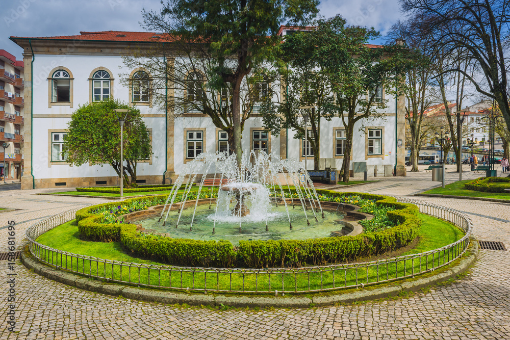 Viseu is a beautiful city in central Portugal - obrazy, fototapety, plakaty 