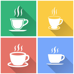 Wall Mural - Coffee cup - vector icon.