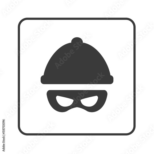 Cuadros en Lienzo Dieb - Gauner - Verbrecher - Simple App Icon
