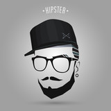 Fototapeta  - young hipster cap