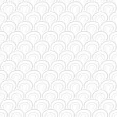  White seamless Traditional japanese seigaiha ocean wave pattern