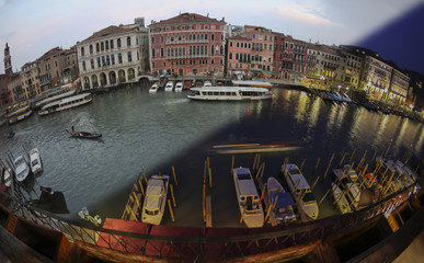 Wall Mural - Venice transition Panorama Fisheye