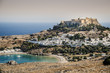 Ancient mythological greek city of Lindos in Rhodes island