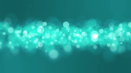 Wall Mural - turquoise circles motion background blurred. 4k ultra high definition video animation loop.