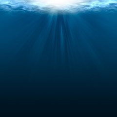 empty underwater for background and design