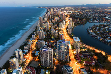 Wall Mural - Southern Gold Coast looking towards Broadbeach