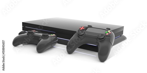 Fotomural Video games console controller. 3d illustration