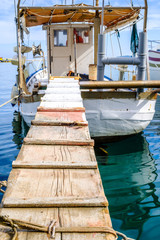 Canvas Print - old fishing boat