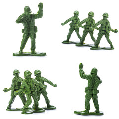 Wall Mural - Collection of traditional toy soldiers