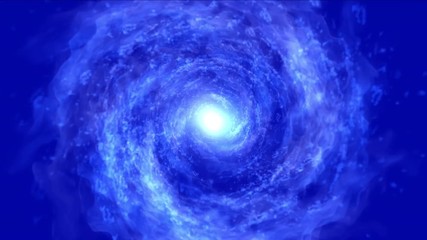 Wall Mural - 4k Abstract energy vortex universe tunnel fireworks particle hole eddy travel.