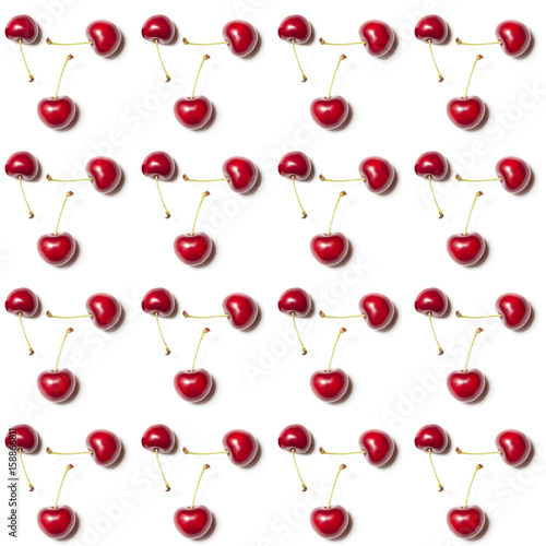 pattern cherry berries