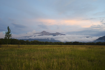 Wall Mural - Mount Princeton Emerges From Rain Clouds