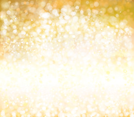 Wall Mural - vector bokeh, sparkle, golden background.