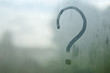 © Роман Самсонов - Question mark on the fogged glass