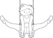© Mark - Cute Cartoon Gymnast Boy